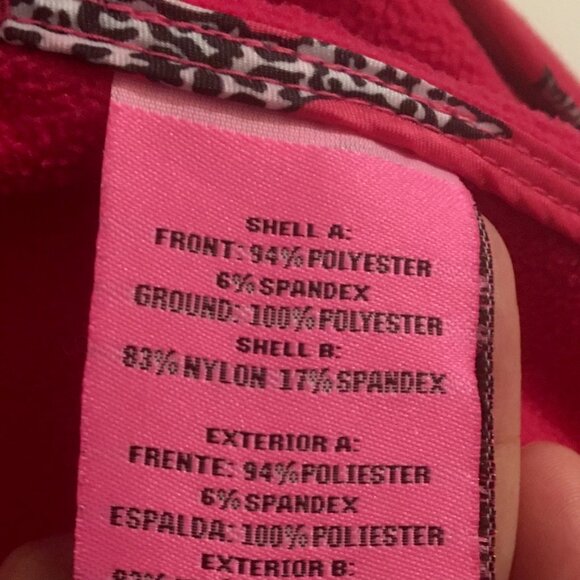 Betsey Johnson Barbie Pink Double Breast Hooded Inner Fleece Belted Coat Size S - Picture 9 of 10